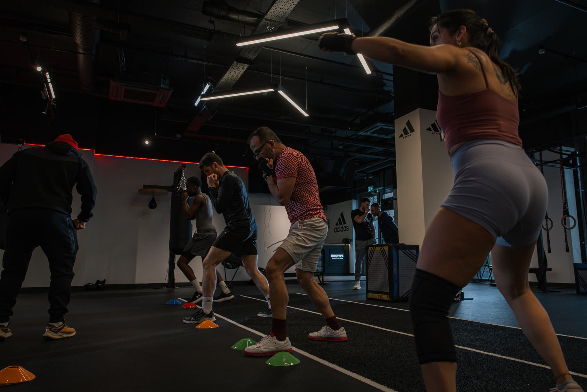 Boxing and conditioning class