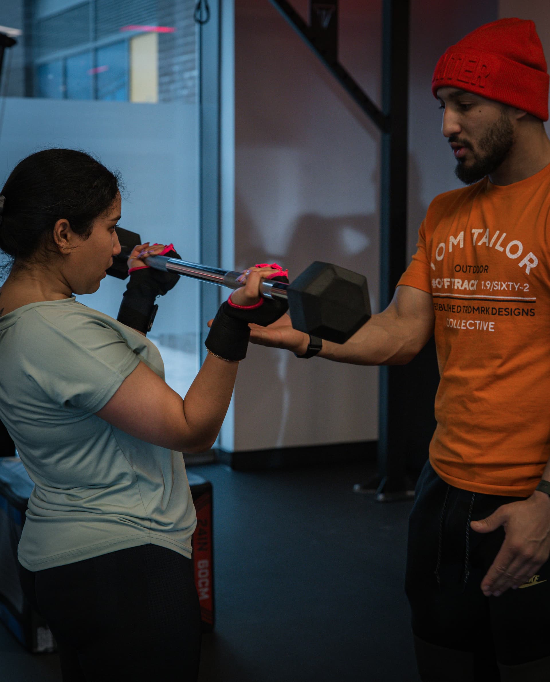 HIIT training session