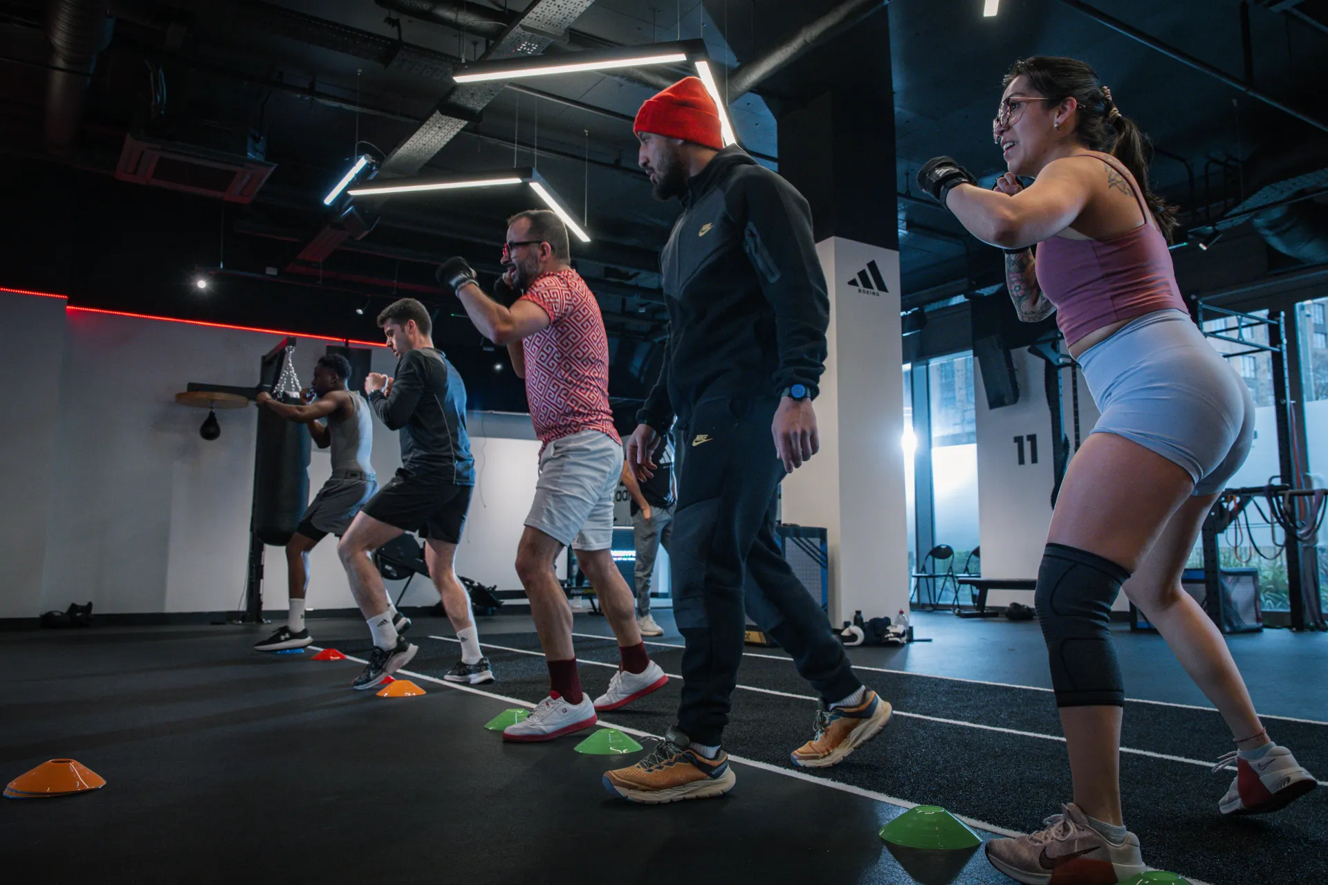 Boxing and conditioning class